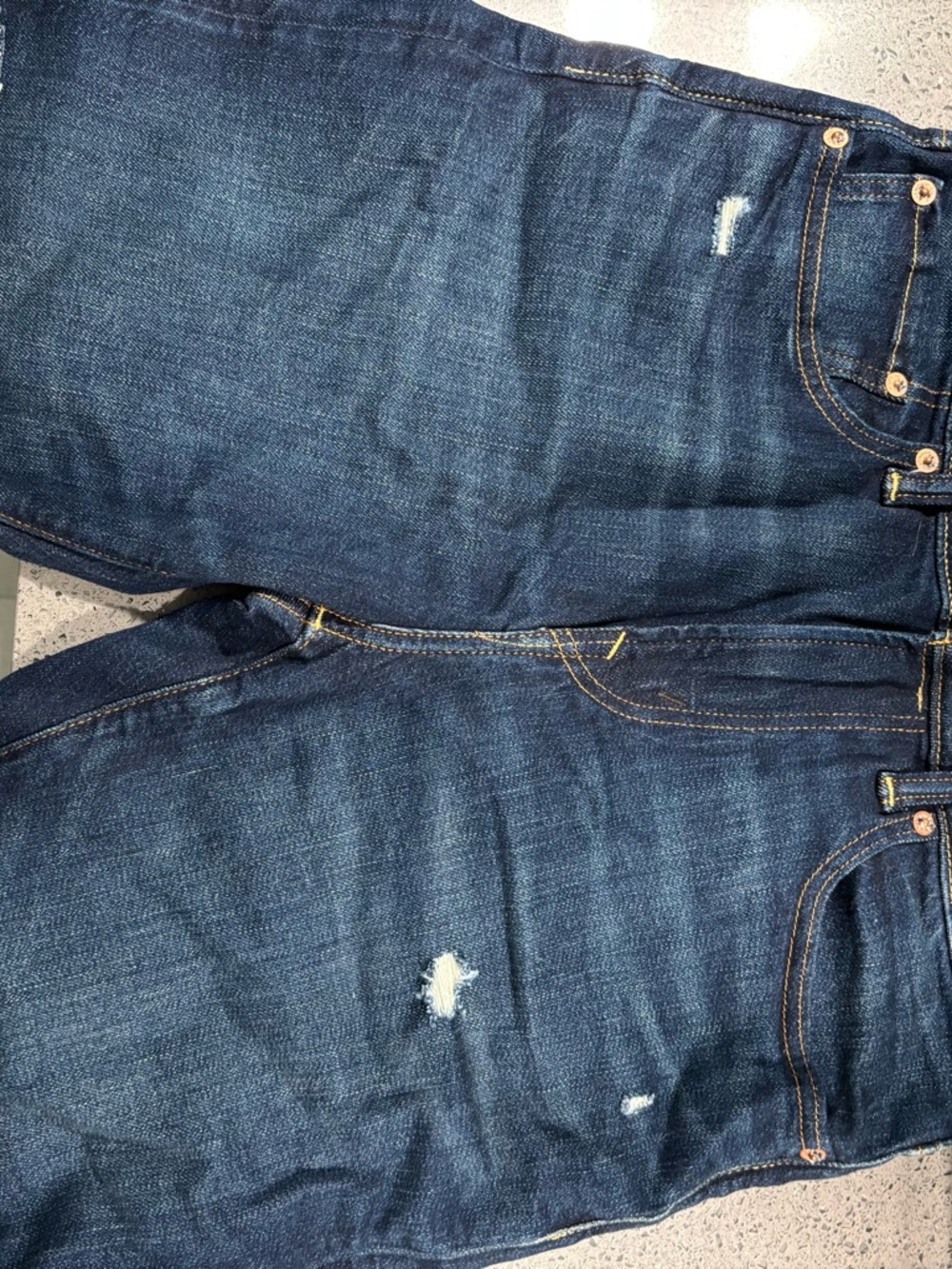 American Eagle Outfitters Dark Blue Relaxed Fit Jeans